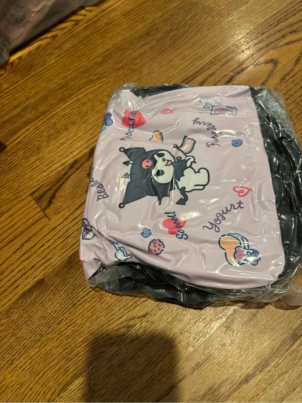 New Kuromi 3-Piece Backpack Set Backpack Lunchbox Pencil‎ Case Sanrio Kawaii